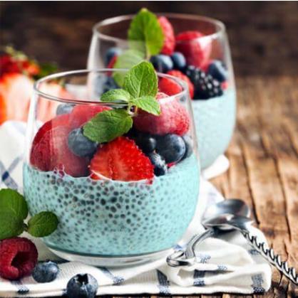 Delicioso Pudim Low Carb de Chia
