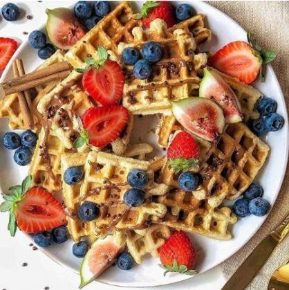 Receita sem Glúten: Waffles Saudáveis