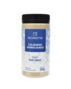 Colágeno Hidrolisado Sem Sabor 250g Biobene