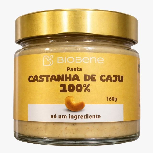 Pasta de Castanha de Caju 100% - Biobene - 160g